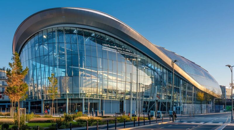 Centre sportif Camille-Muffat à Clichy : un joyau architectural prépare l'arrivée des athlètes pour les JOP 2024